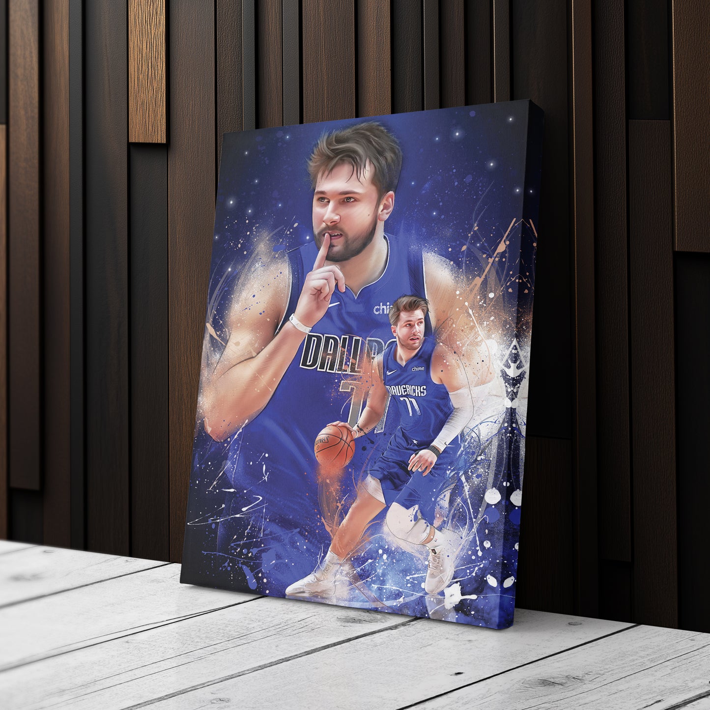 Luka Doncic Canvas Print | Dallas Mavericks Wall Art Decor