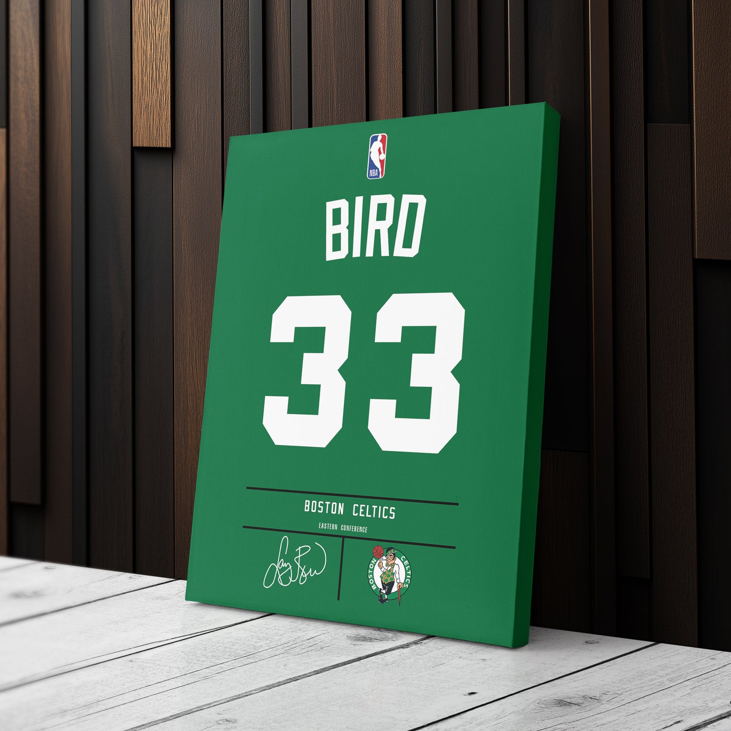 Larry Bird Celtics Jersey Canvas Print | Wall Art Decor