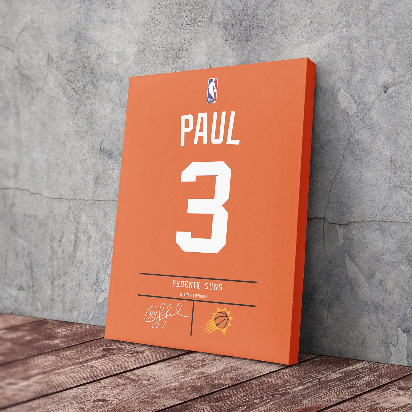 Chris Paul Suns Jersey Canvas Print | Wall Art Decor