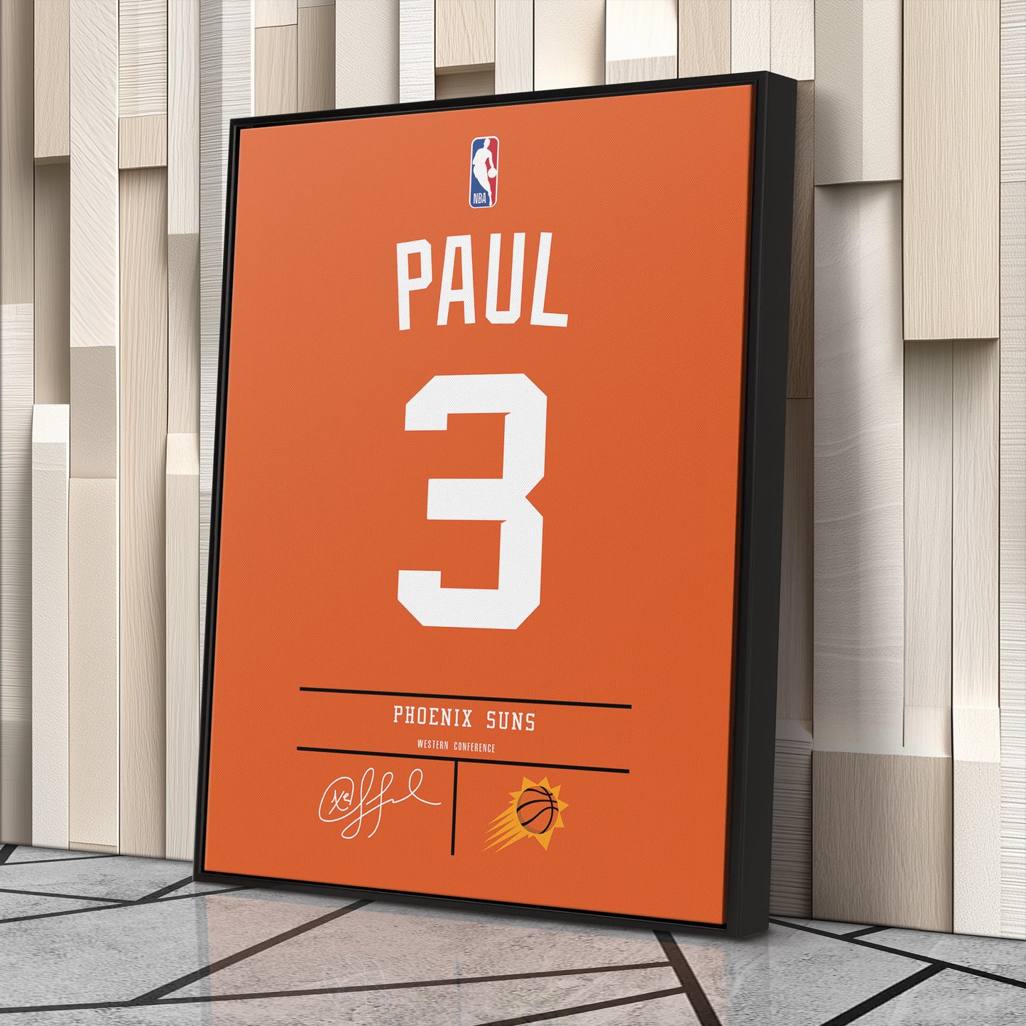Chris Paul Suns Jersey Canvas Print | Wall Art Decor