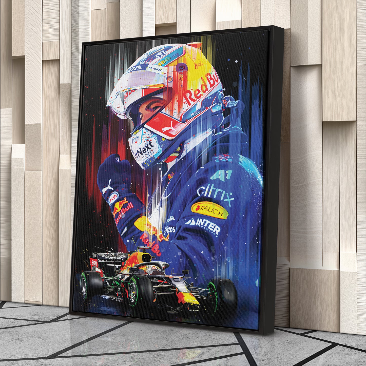 Max Verstappen Red Bull Racing Canvas Print | F1 Champion Wall Art