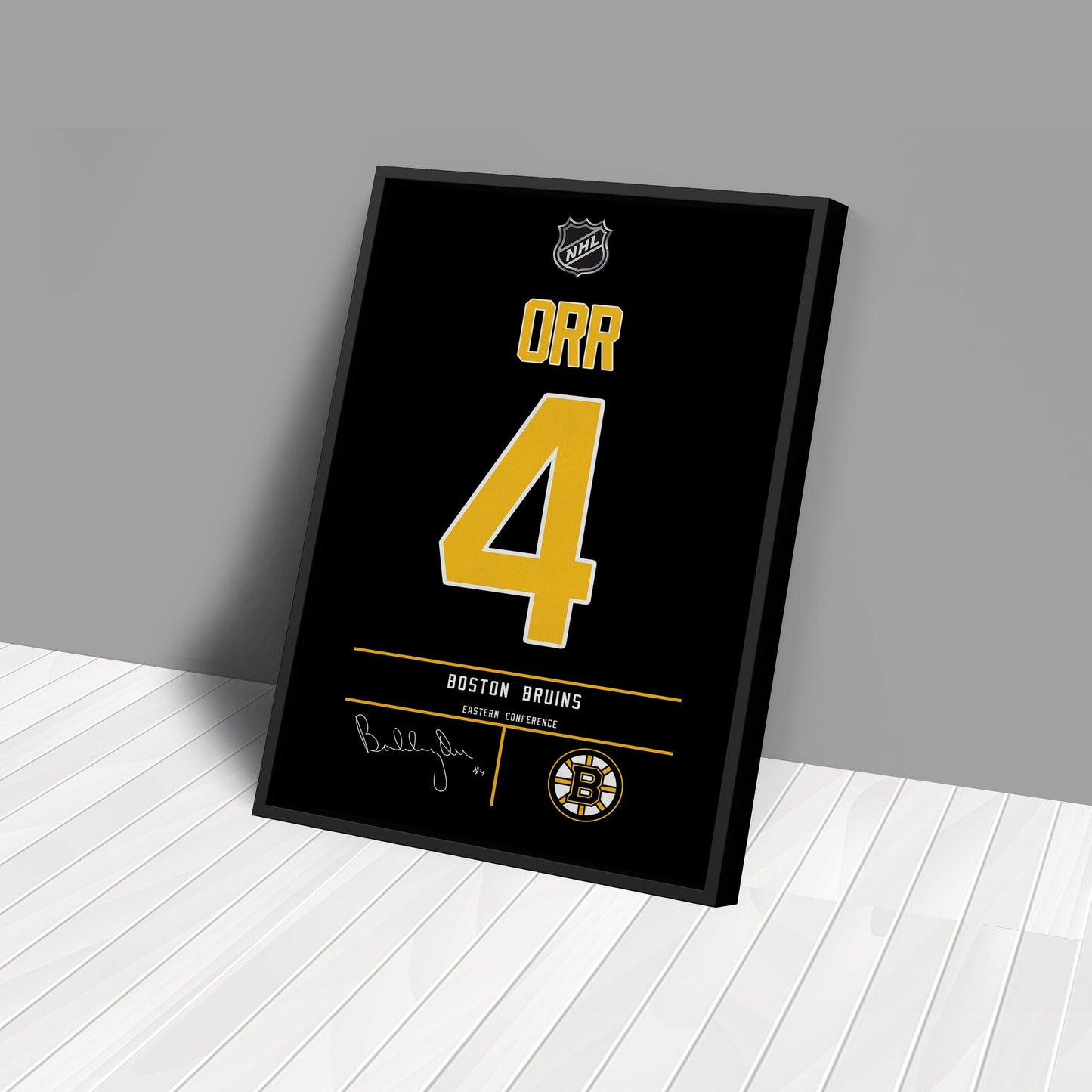 Bobby Orr Bruins Jersey Canvas Print | Wall Art Decor