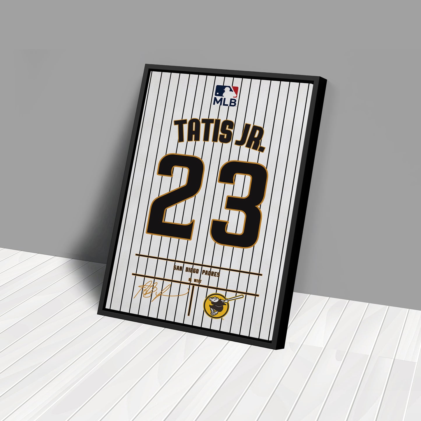 Fernando Tatís Jr. Padres Jersey Canvas Print | Wall Art Decor