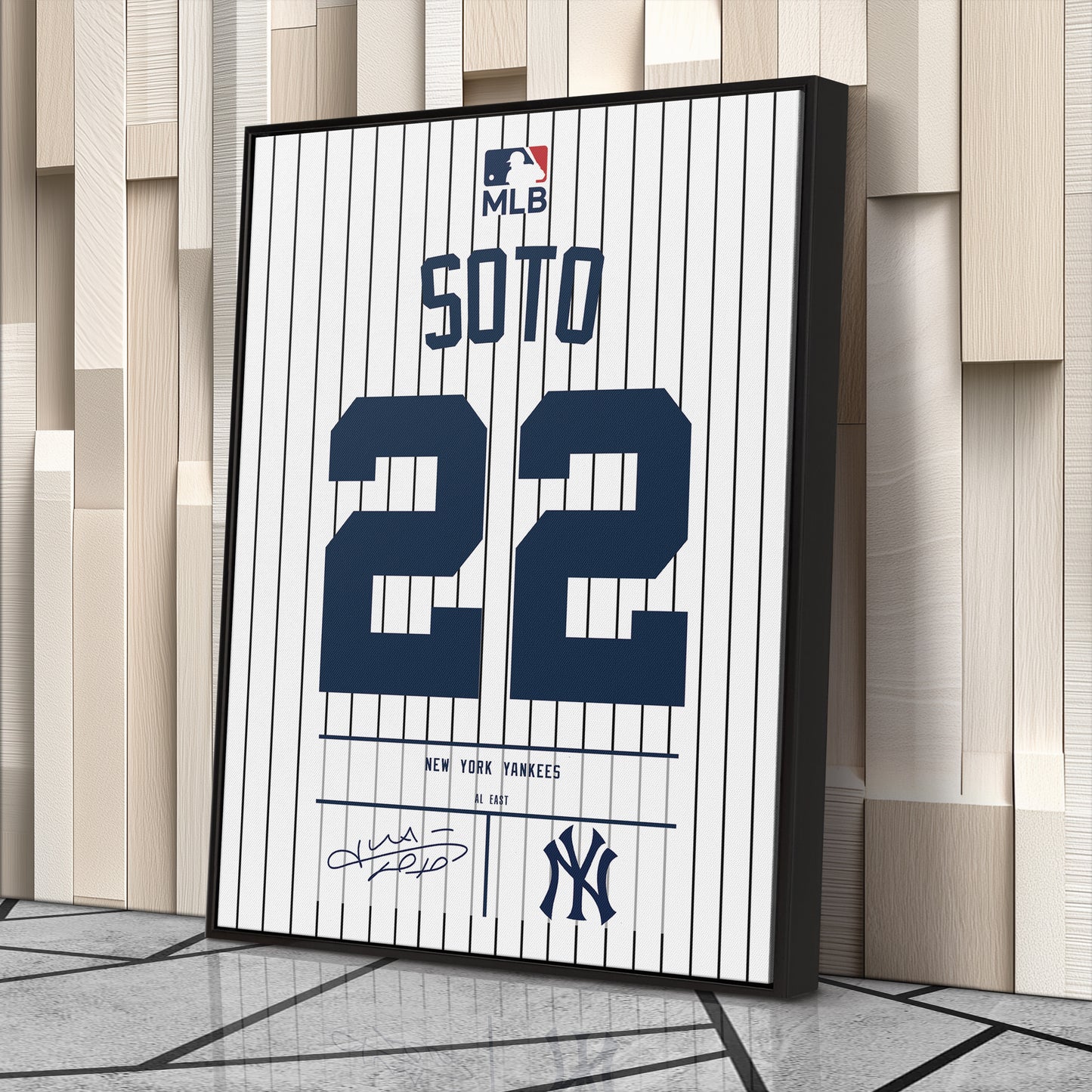 Juan Soto Yankees Jersey Canvas Print | Wall Art Decor