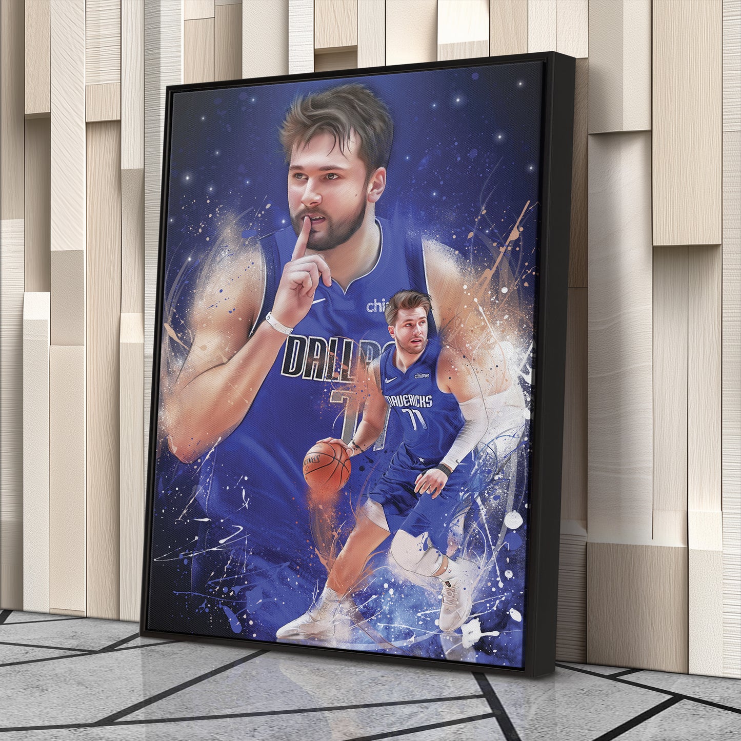 Luka Doncic Canvas Print | Dallas Mavericks Wall Art Decor