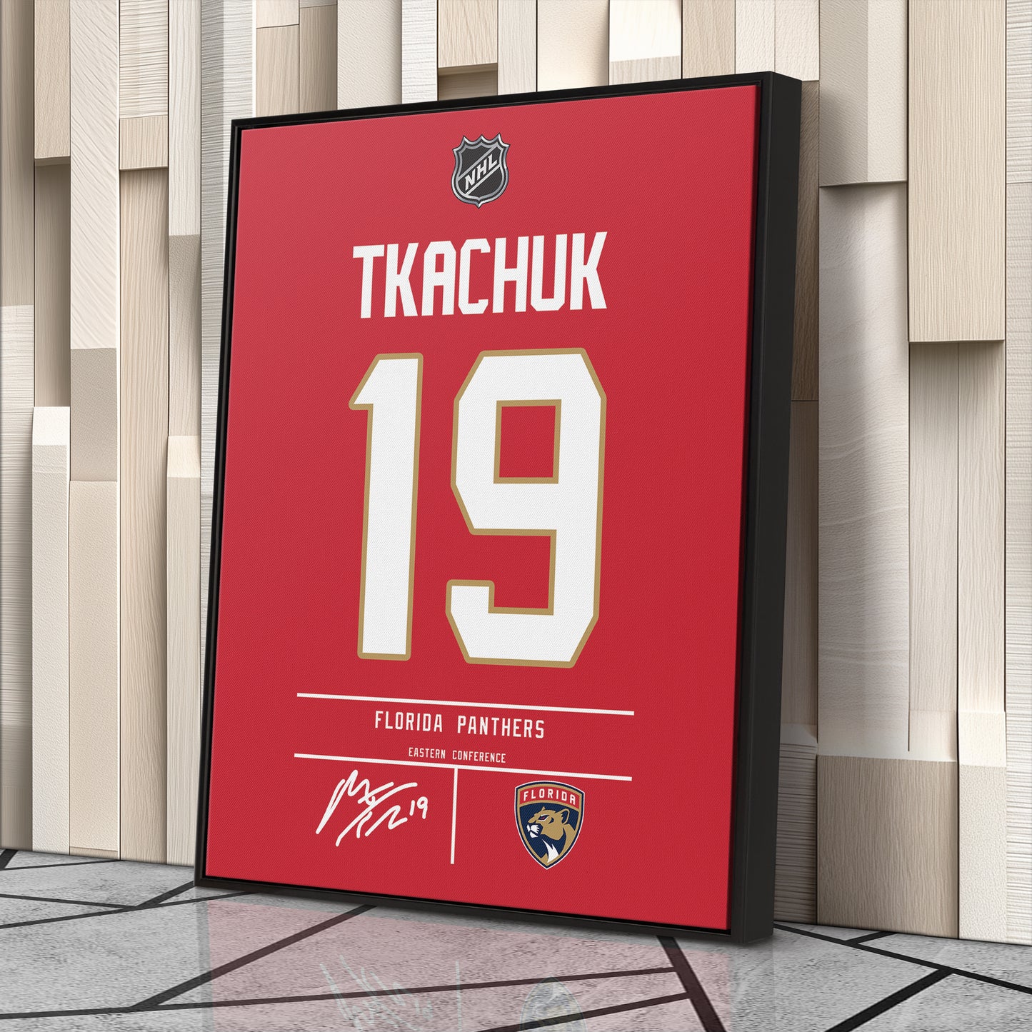 Matthew Tkachuk Panthers Jersey Canvas Print | Wall Art Decor