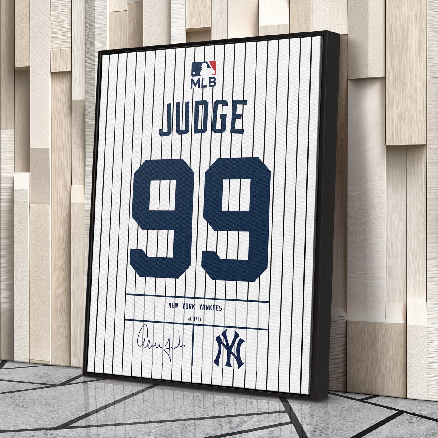 Aaron Judge Yankees Jersey Canvas Print | Wall Art Decor
