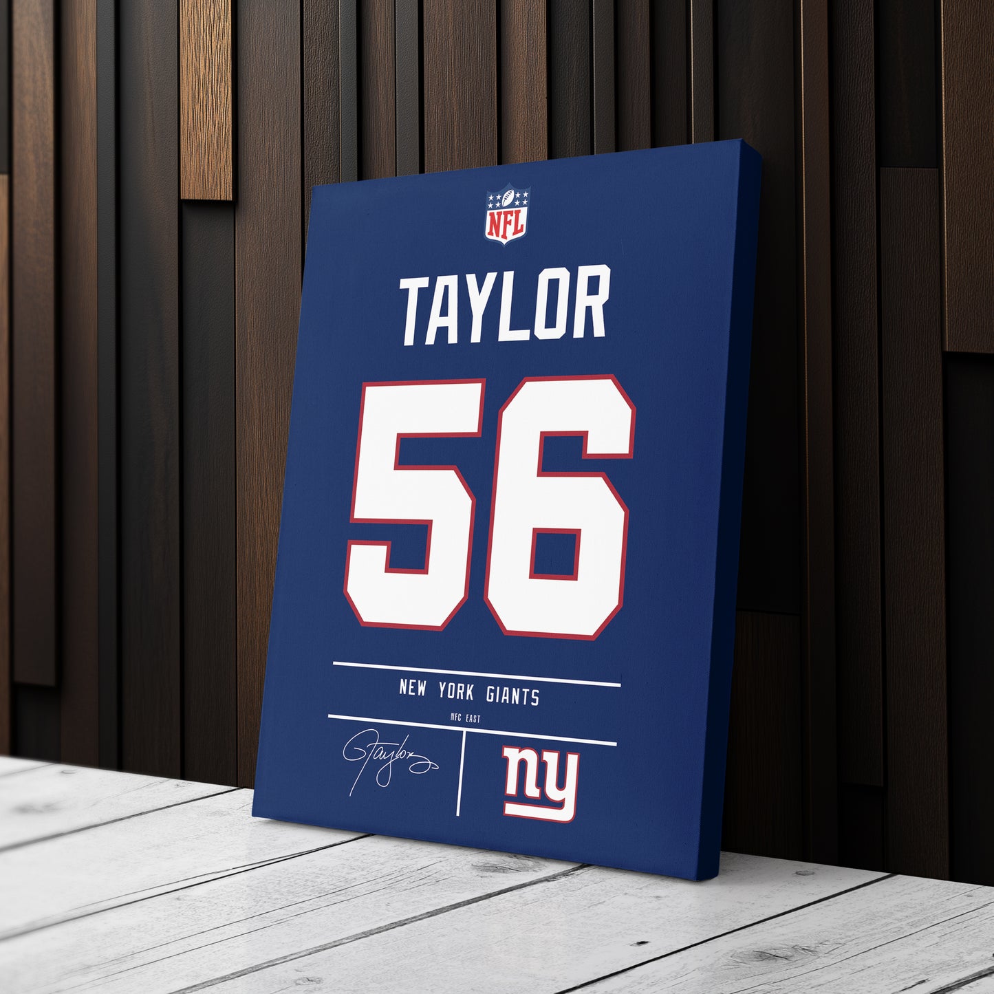 Lawrence Taylor Giants Jersey Canvas Print | Wall Art Decor