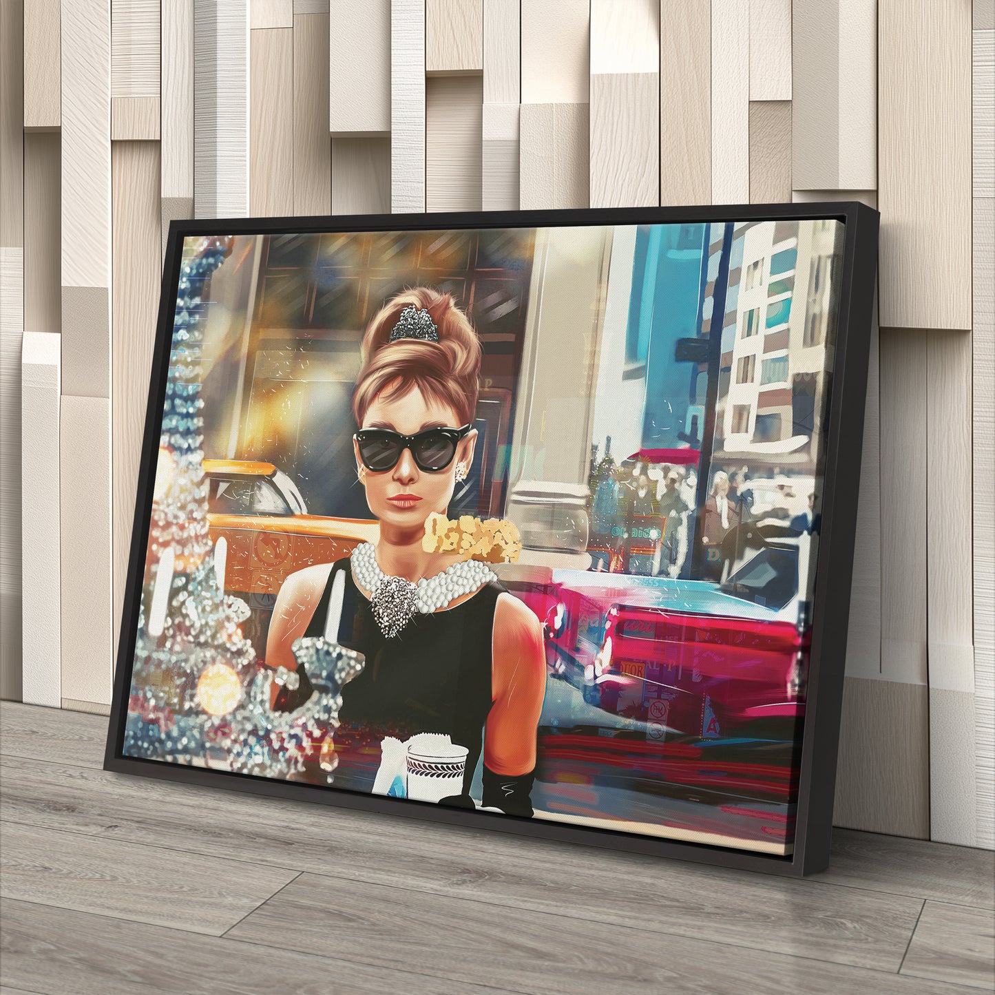 Breakfast at Tiffany’s Canvas Print | Audrey Hepburn Classic Wall Art