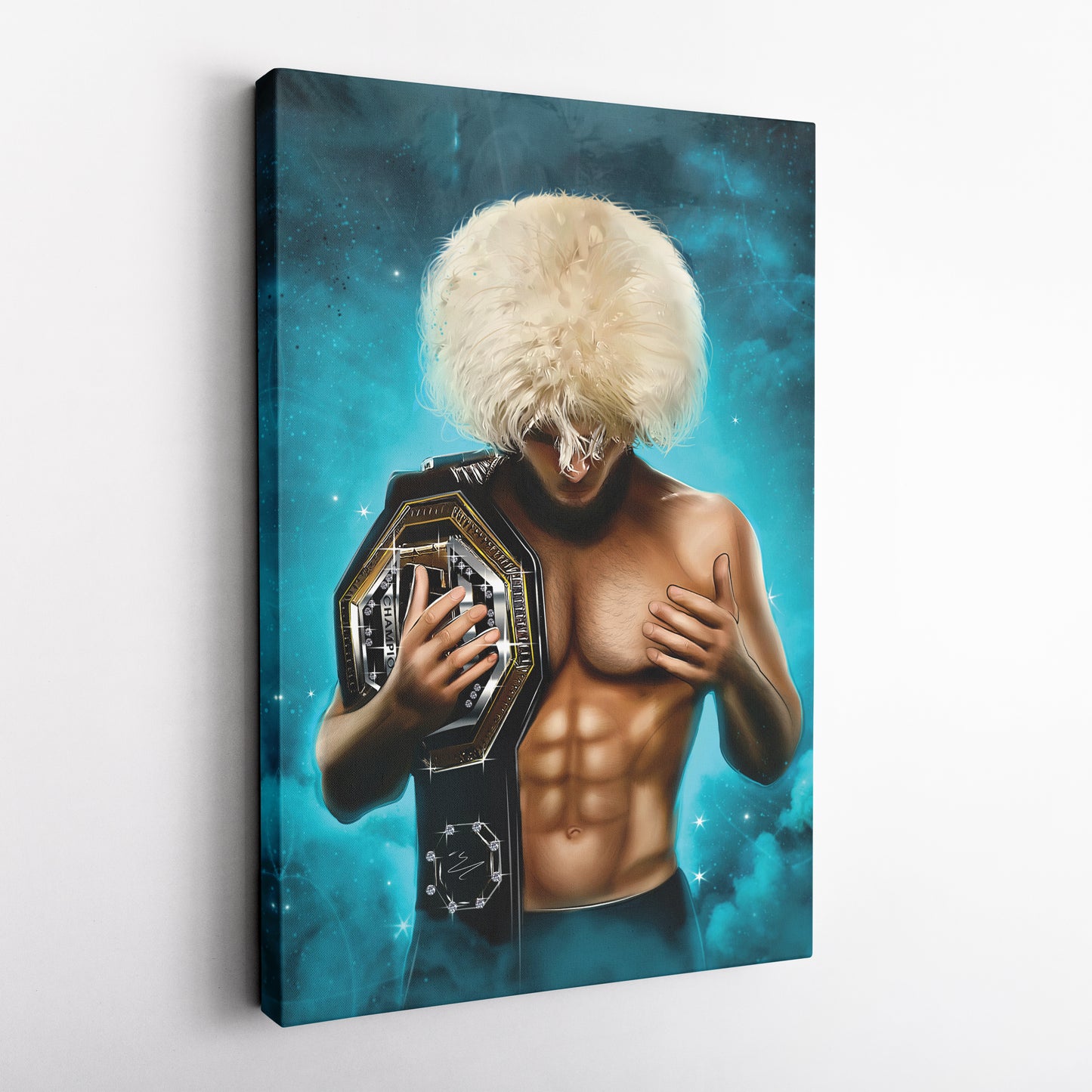 Khabib "The Eagle" Canvas Print | MMA Champion Wall Art