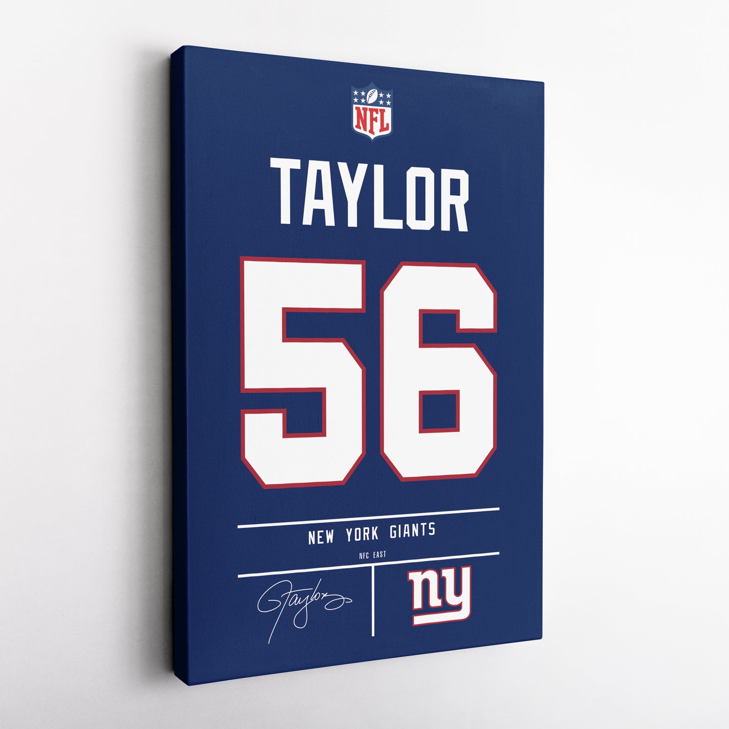 Lawrence Taylor Giants Jersey Canvas Print | Wall Art Decor