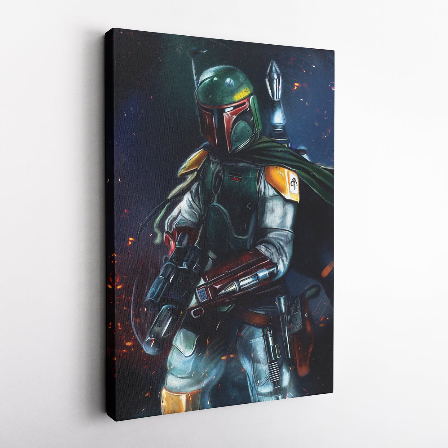 Boba Fett Canvas Print | Star Wars Bounty Hunter Wall Art
