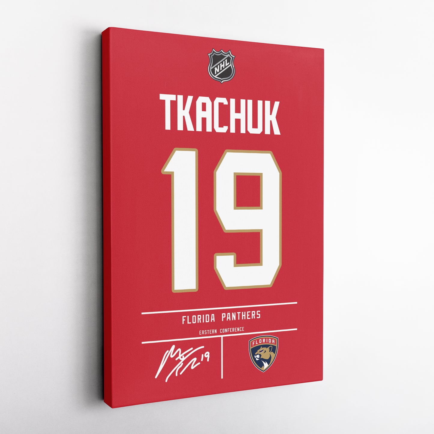 Matthew Tkachuk Panthers Jersey Canvas Print | Wall Art Decor