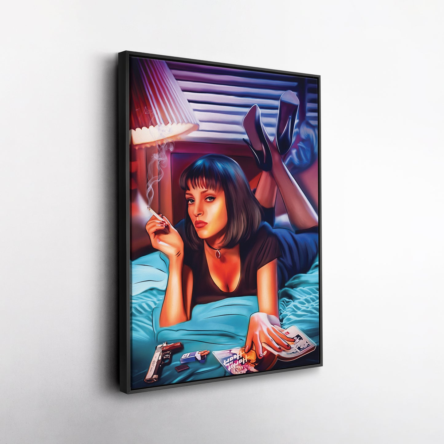 Mia Wallace Canvas Print | Pulp Fiction Cult Movie Wall Art
