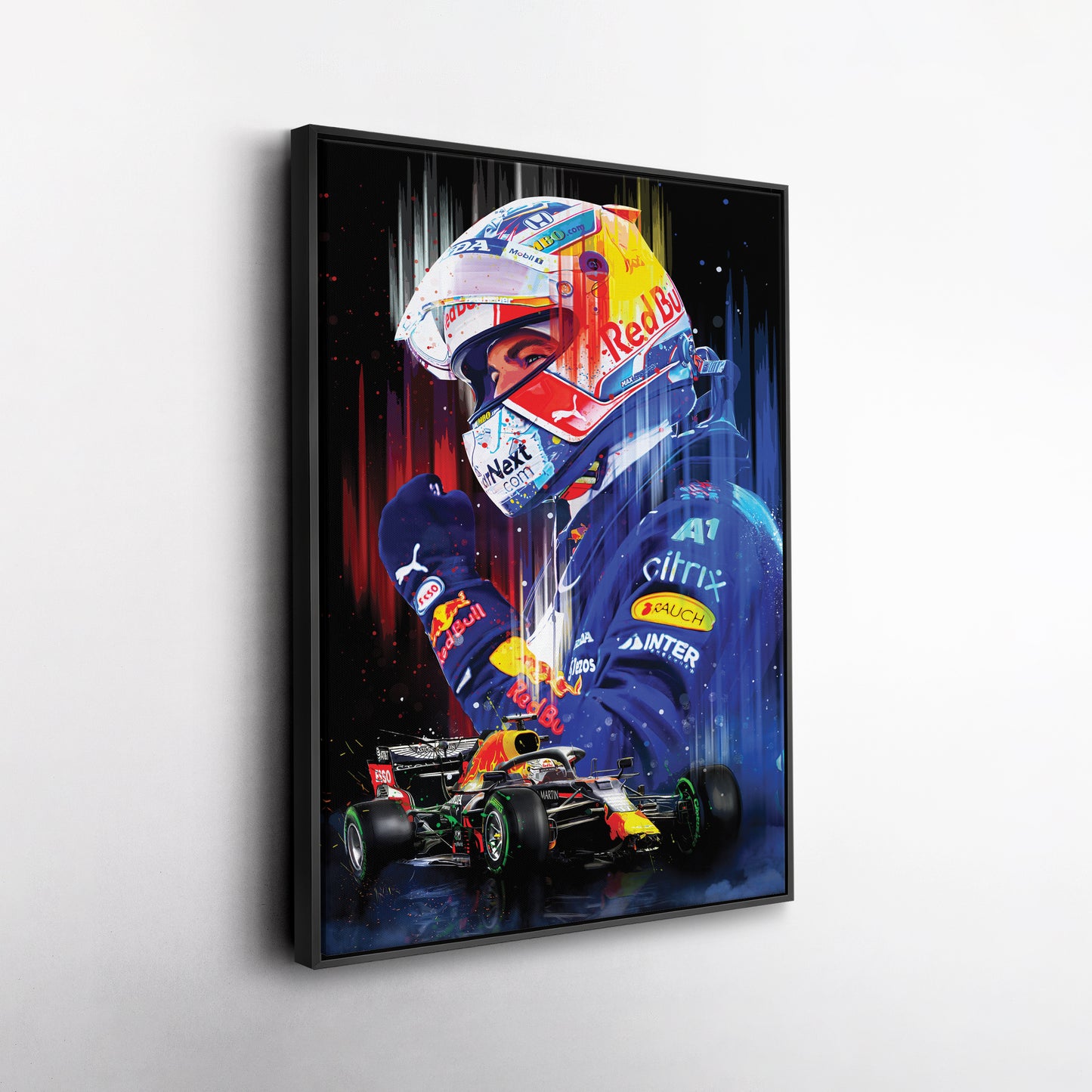 Max Verstappen Red Bull Racing Canvas Print | F1 Champion Wall Art