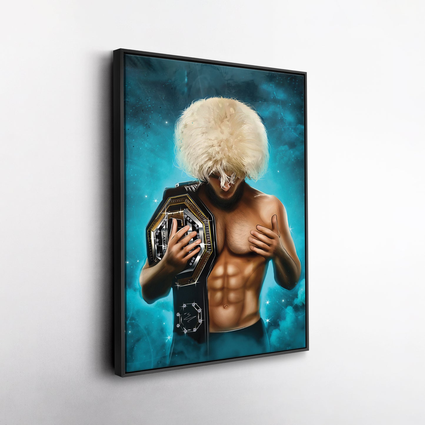 Khabib "The Eagle" Canvas Print | MMA Champion Wall Art
