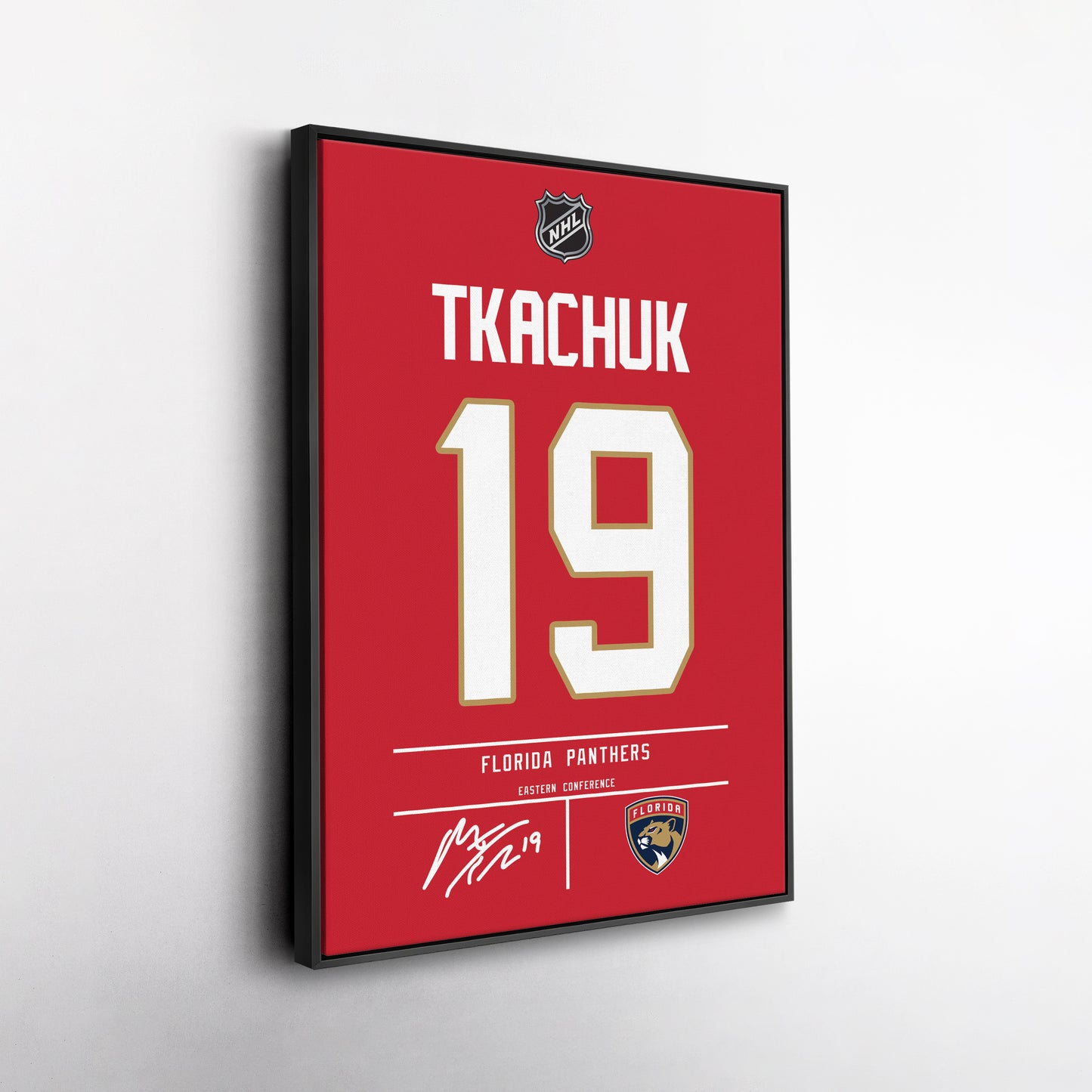 Matthew Tkachuk Panthers Jersey Canvas Print | Wall Art Decor