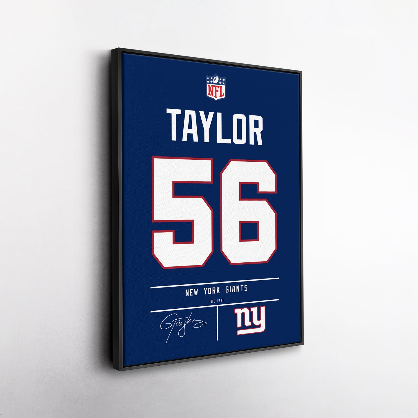 Lawrence Taylor Giants Jersey Canvas Print | Wall Art Decor