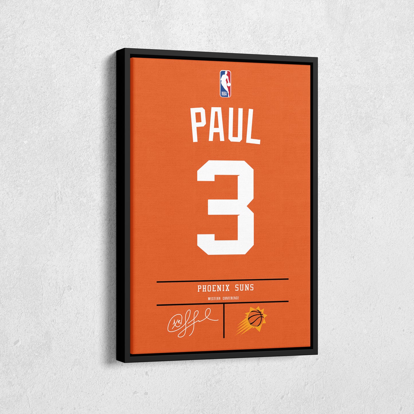 Chris Paul Suns Jersey Canvas Print | Wall Art Decor
