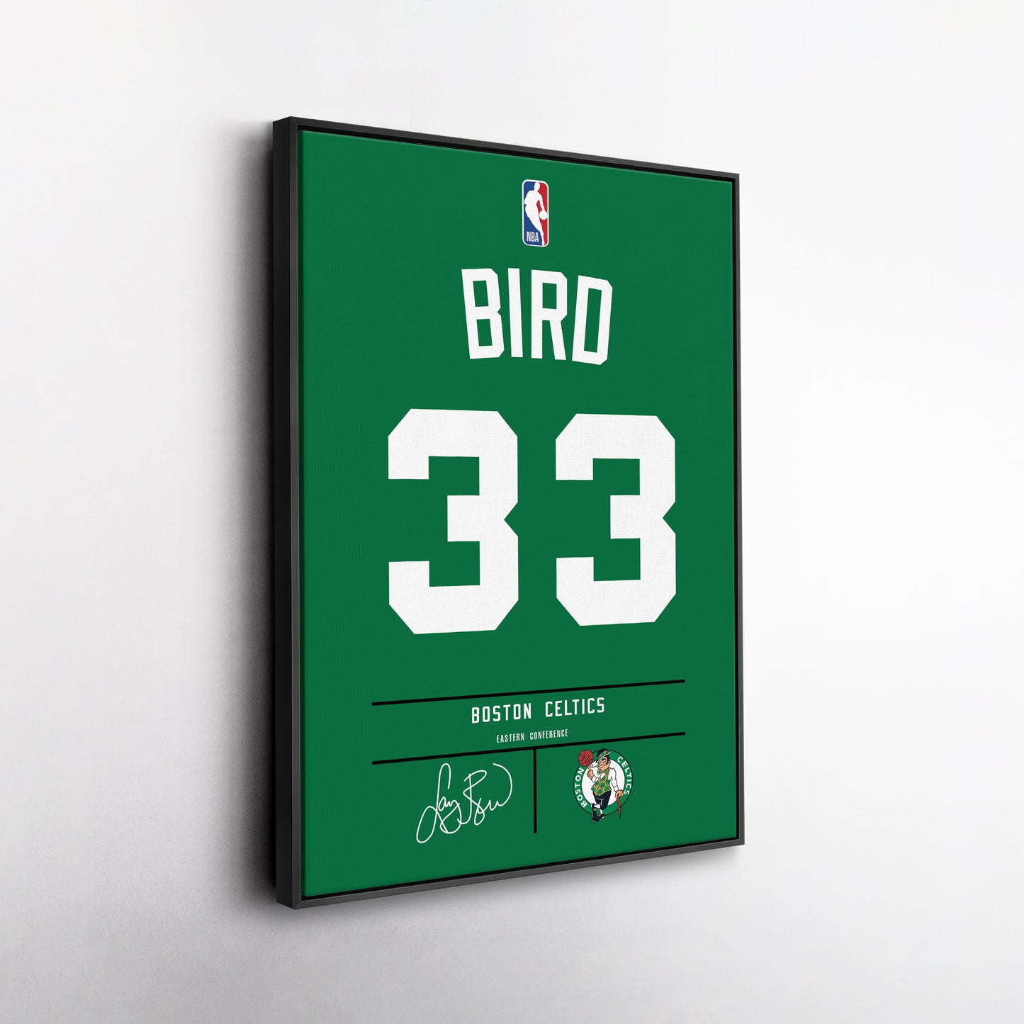 Larry Bird Celtics Jersey Canvas Print | Wall Art Decor