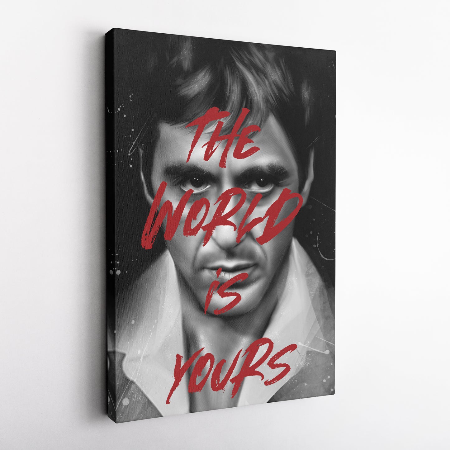 Tony Montana 'The World Is Yours' Canvas Print | Scarface Wall Art