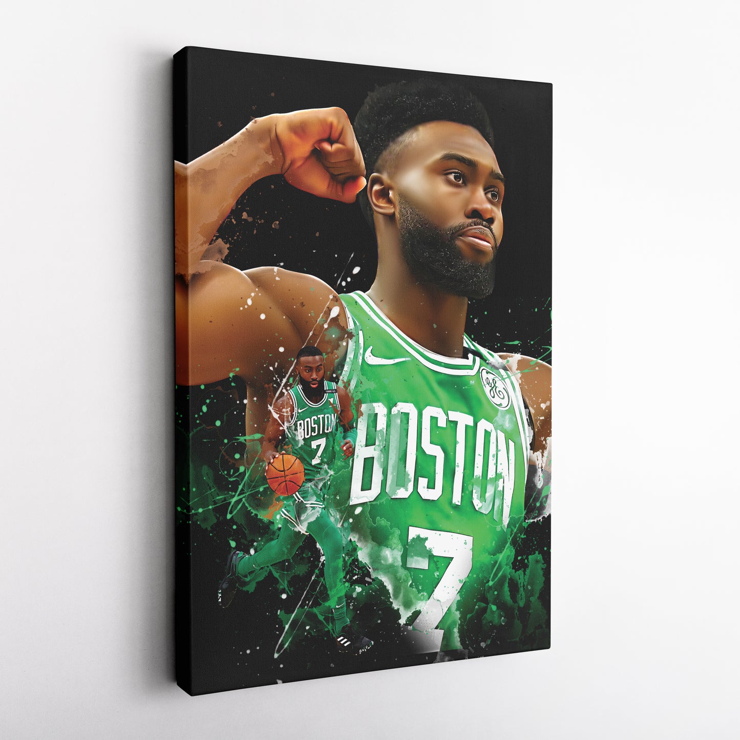 Jaylen Brown Celtics Canvas Print | Boston Basketball Wall Art