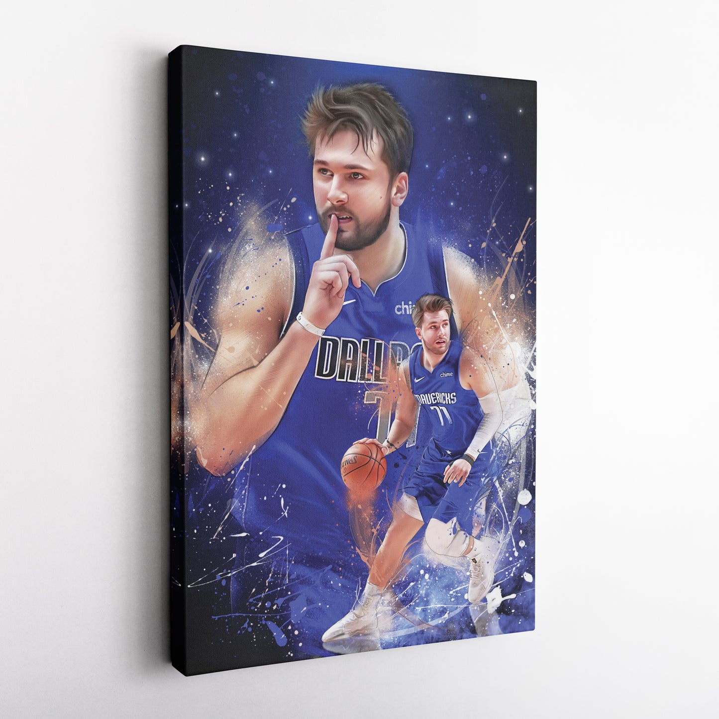 Luka Doncic Canvas Print | Dallas Mavericks Wall Art Decor