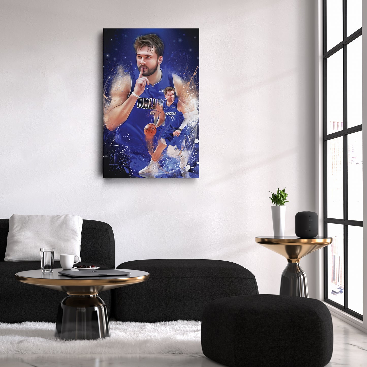 Luka Doncic Canvas Print | Dallas Mavericks Wall Art Decor