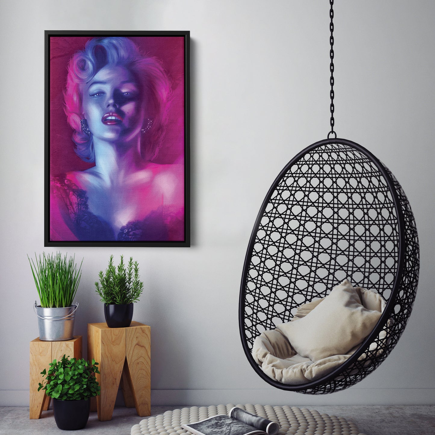 Marilyn Monroe Canvas Print | Timeless Hollywood Glamour Wall Art