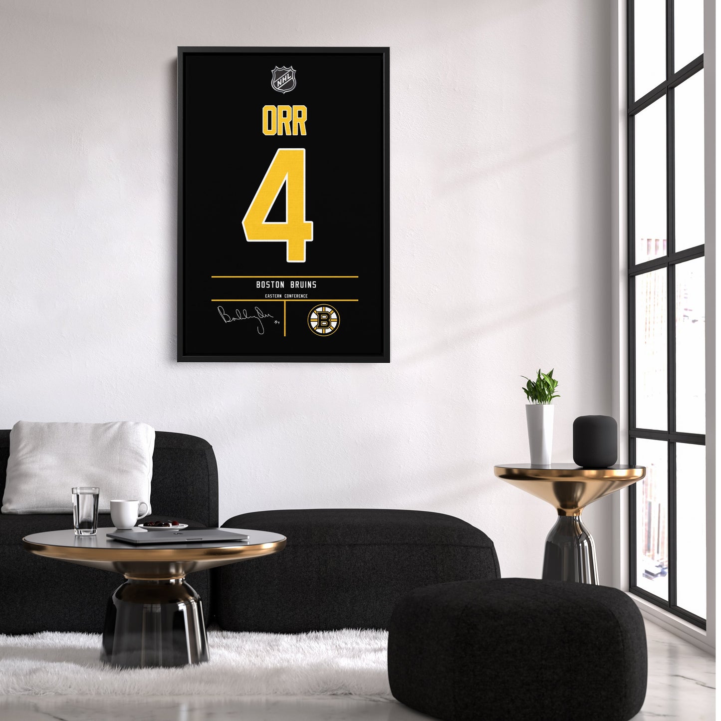 Bobby Orr Bruins Jersey Canvas Print | Wall Art Decor