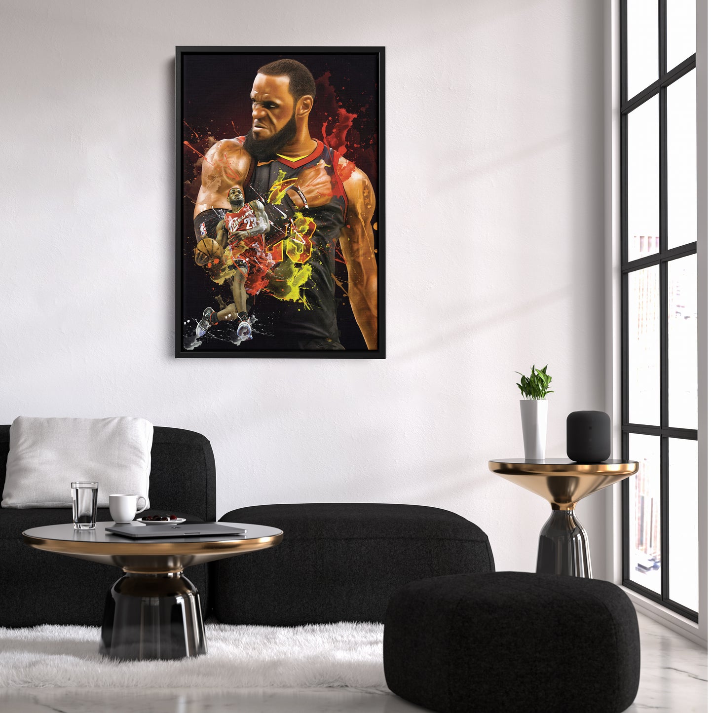 LeBron James Cavaliers Canvas Print | Cleveland Basketball Wall Art
