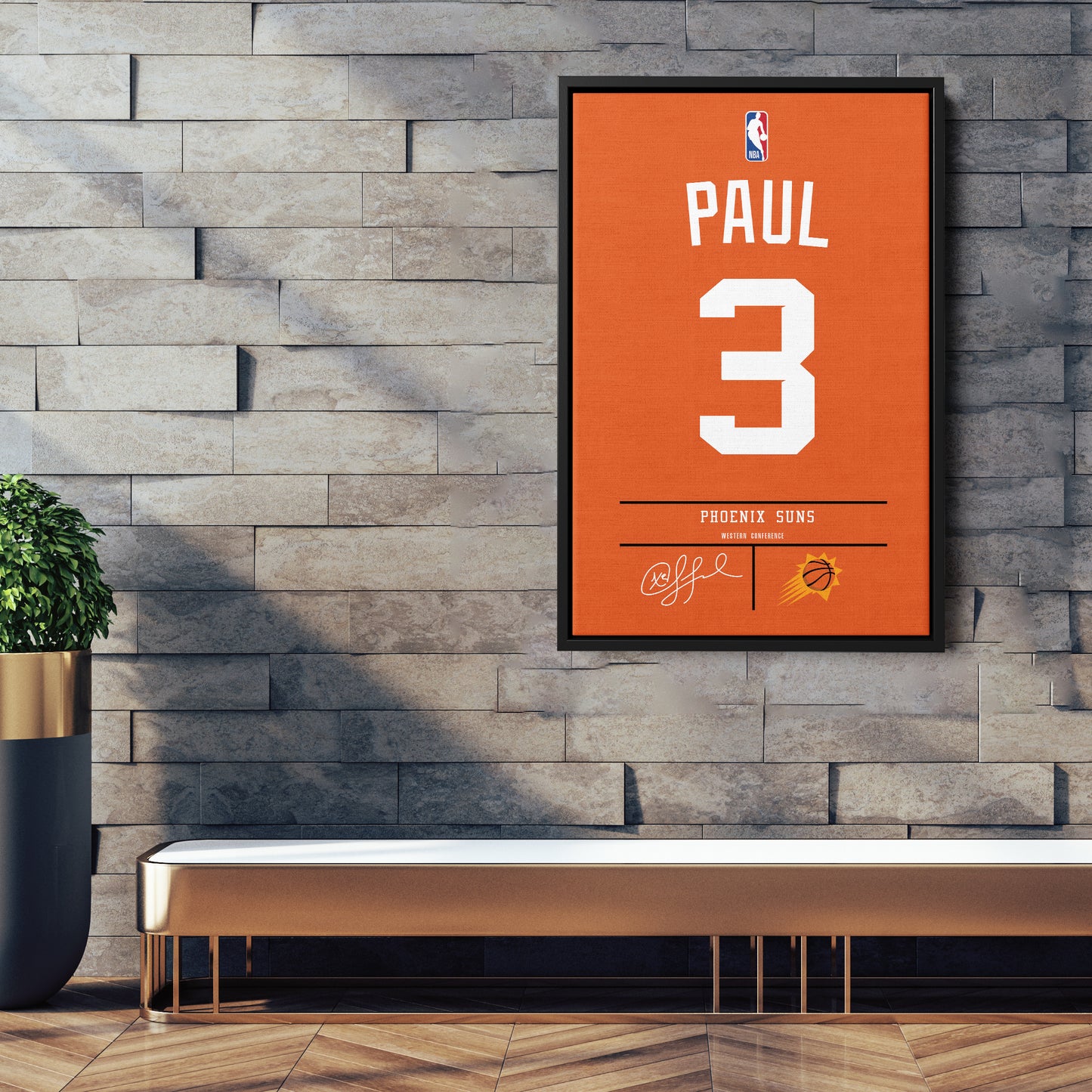 Chris Paul Suns Jersey Canvas Print | Wall Art Decor