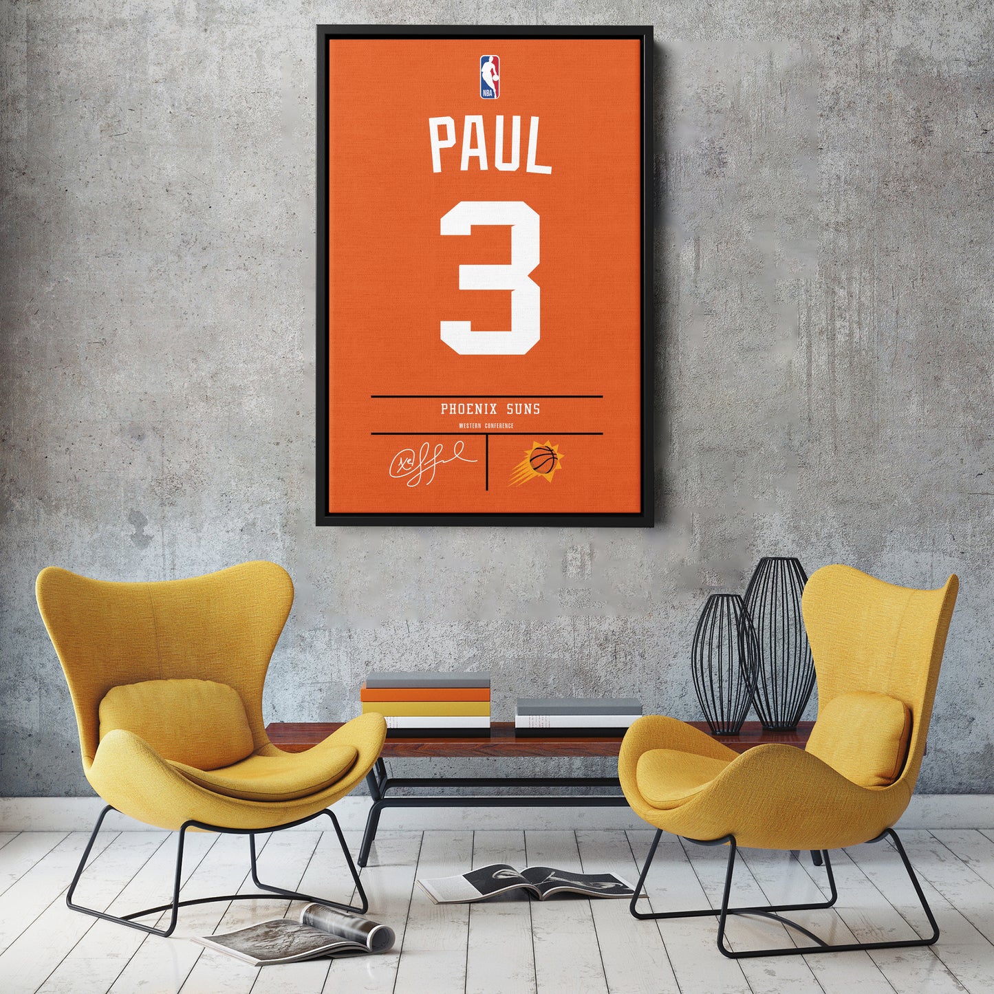 Chris Paul Suns Jersey Canvas Print | Wall Art Decor