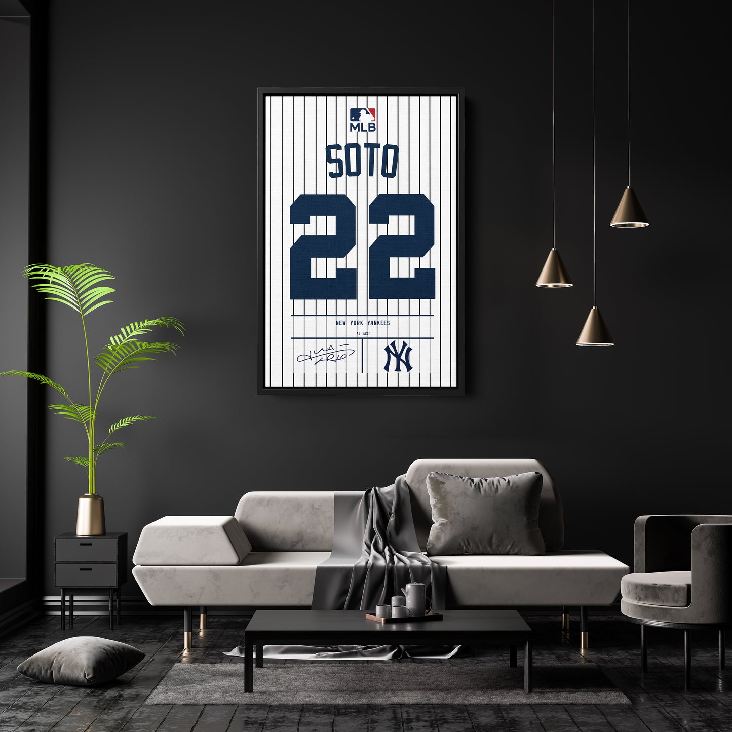 Juan Soto Yankees Jersey Canvas Print | Wall Art Decor