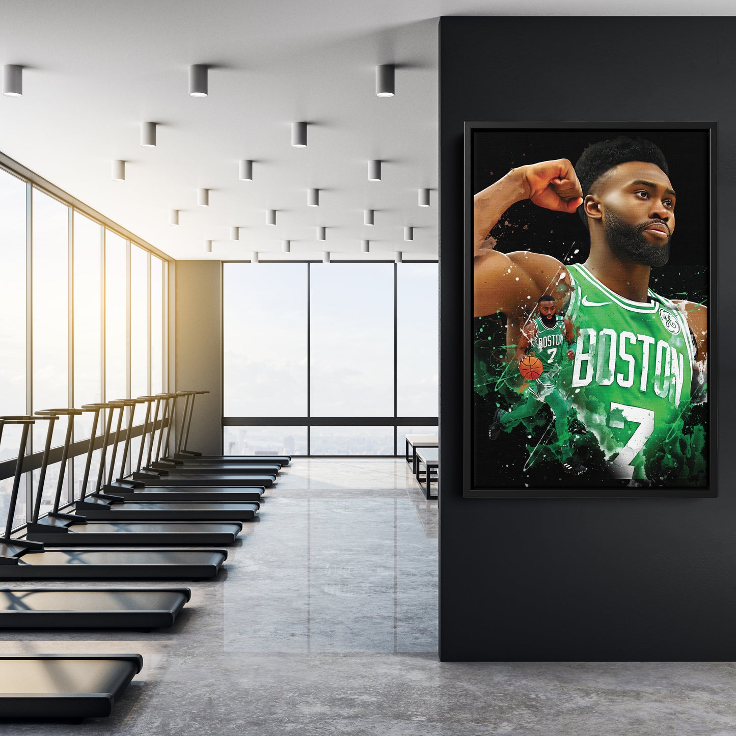 Jaylen Brown Celtics Canvas Print | Boston Basketball Wall Art
