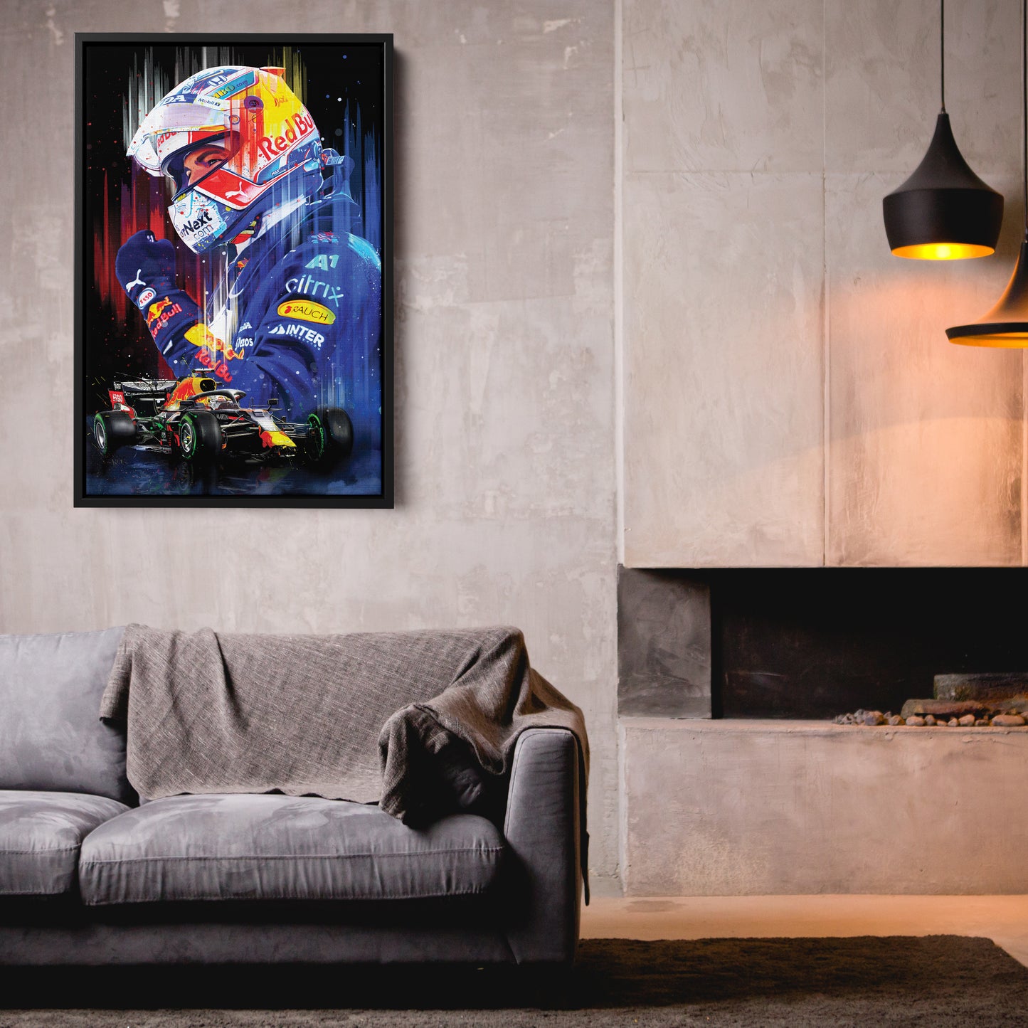 Max Verstappen Red Bull Racing Canvas Print | F1 Champion Wall Art