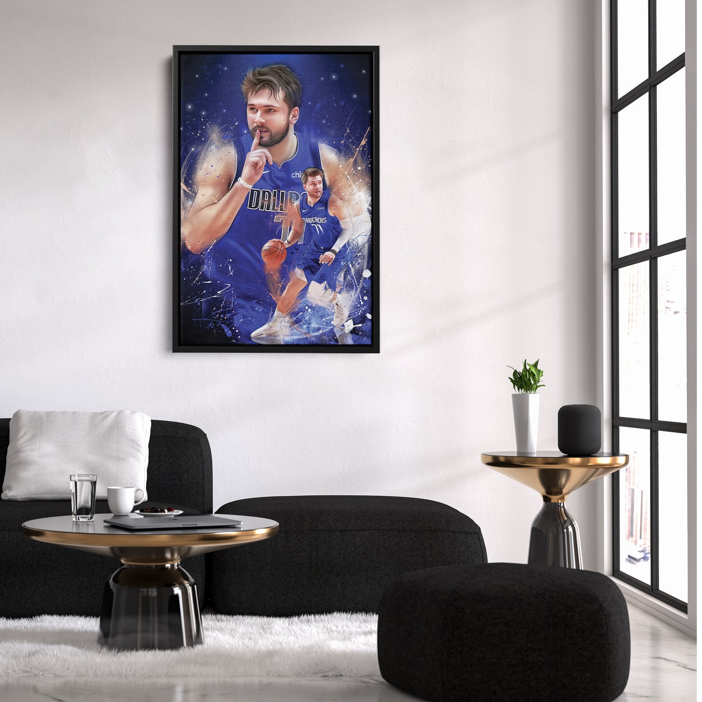 Luka Doncic Canvas Print | Dallas Mavericks Wall Art Decor