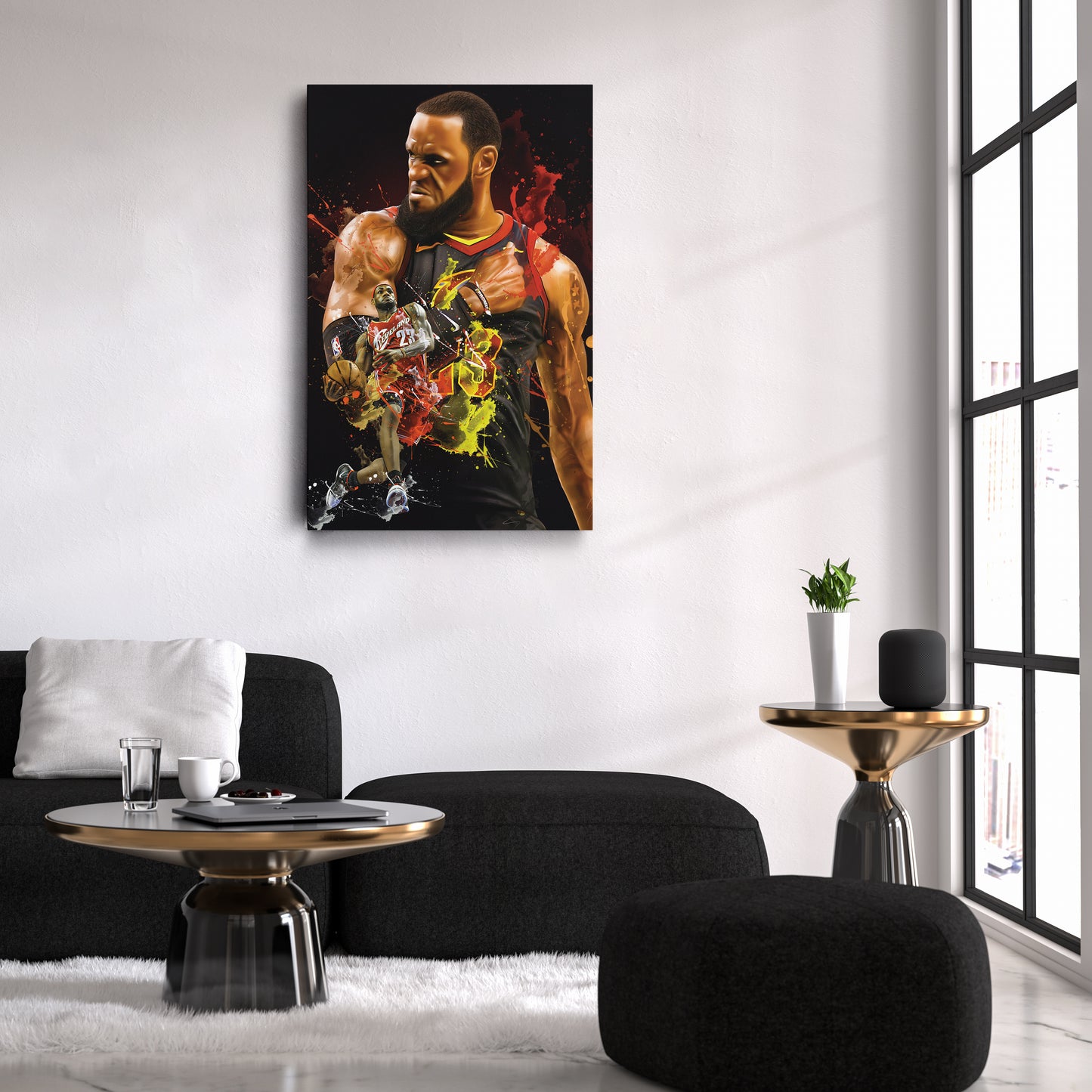 LeBron James Cavaliers Canvas Print | Cleveland Basketball Wall Art