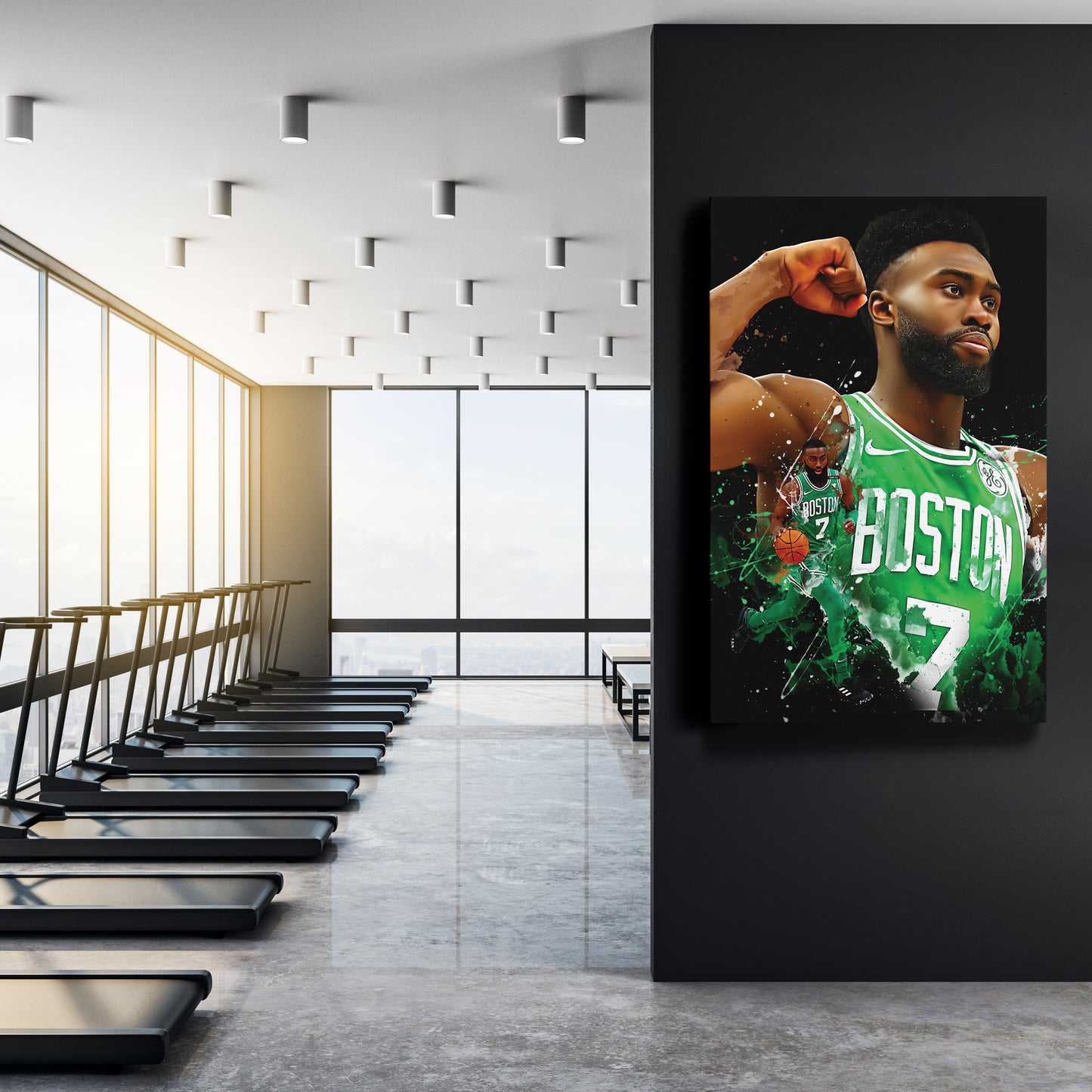 Jaylen Brown Celtics Canvas Print | Boston Basketball Wall Art