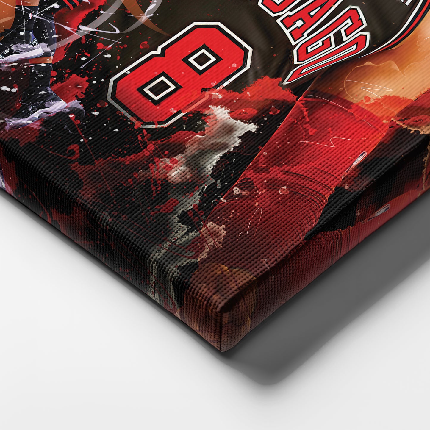 Zach LaVine Bulls Canvas Print | Chicago Basketball Wall Art