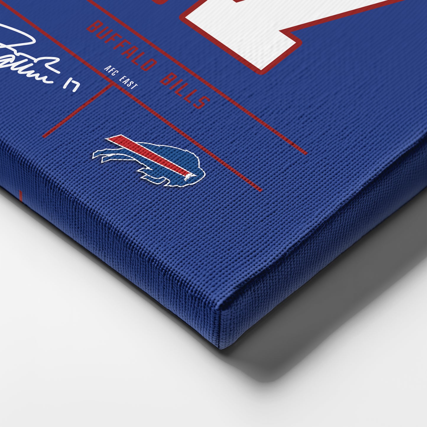 Josh Allen Bills Jersey Canvas Print | Wall Art Decor