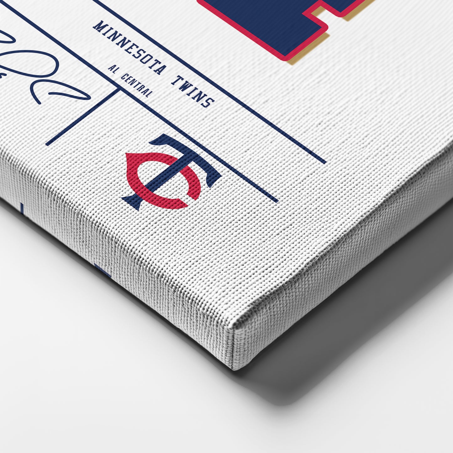 Carlos Correa Twins Jersey Canvas Print | Wall Art Decor