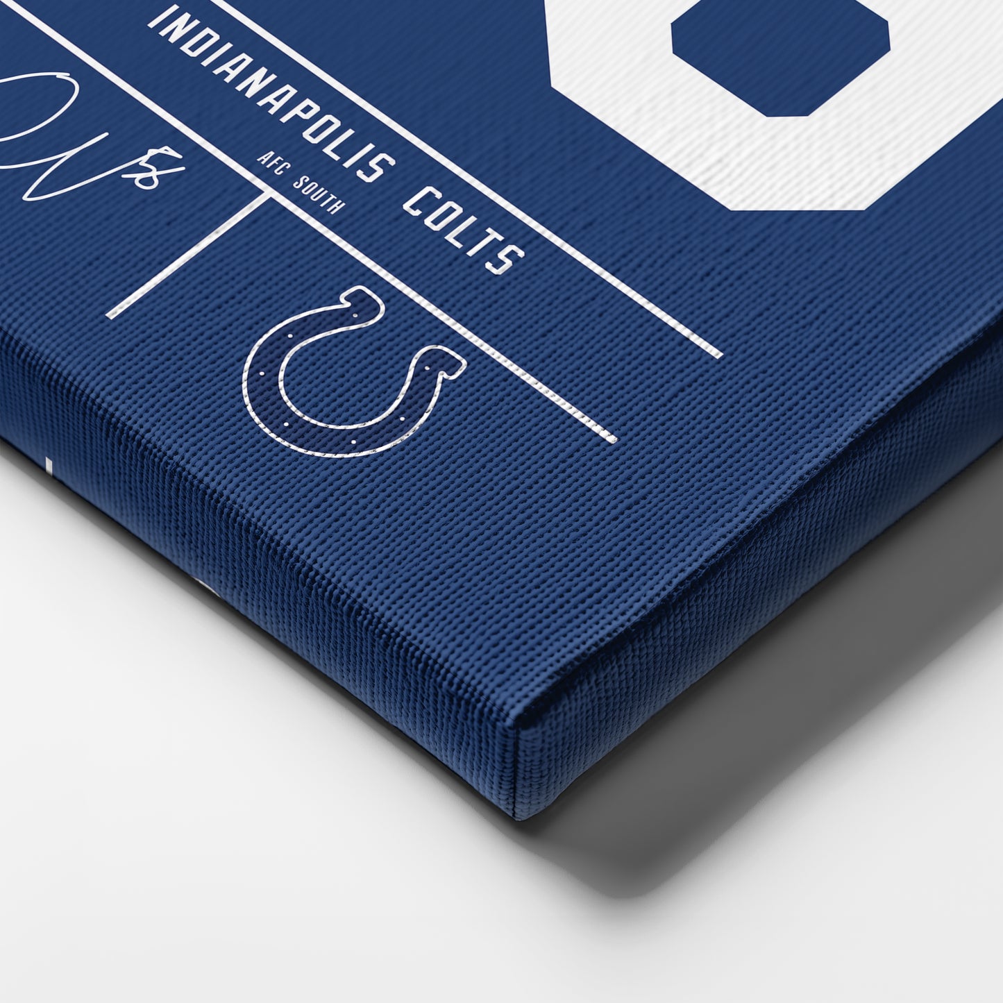 Quenton Nelson Colts Jersey Canvas Print | Wall Art Decor