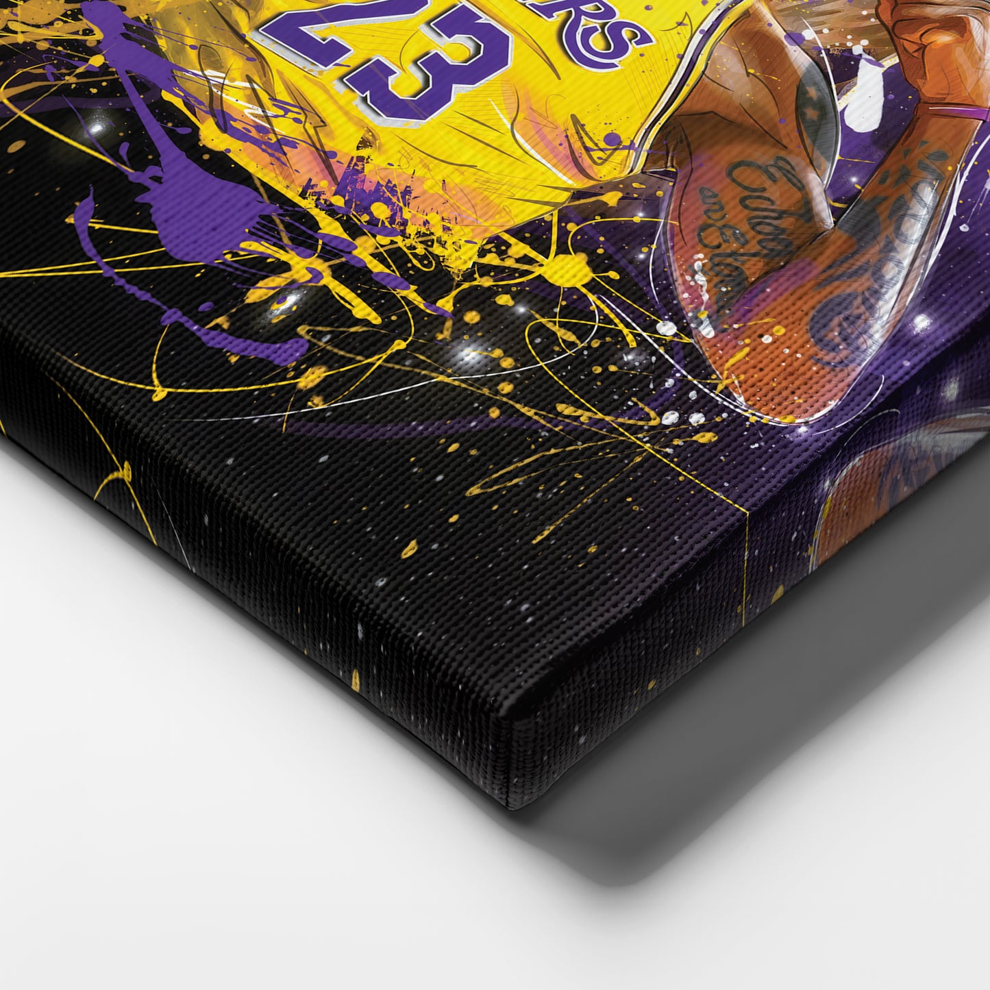 LeBron James Lakers Canvas Print | Basketball Legend Wall Art