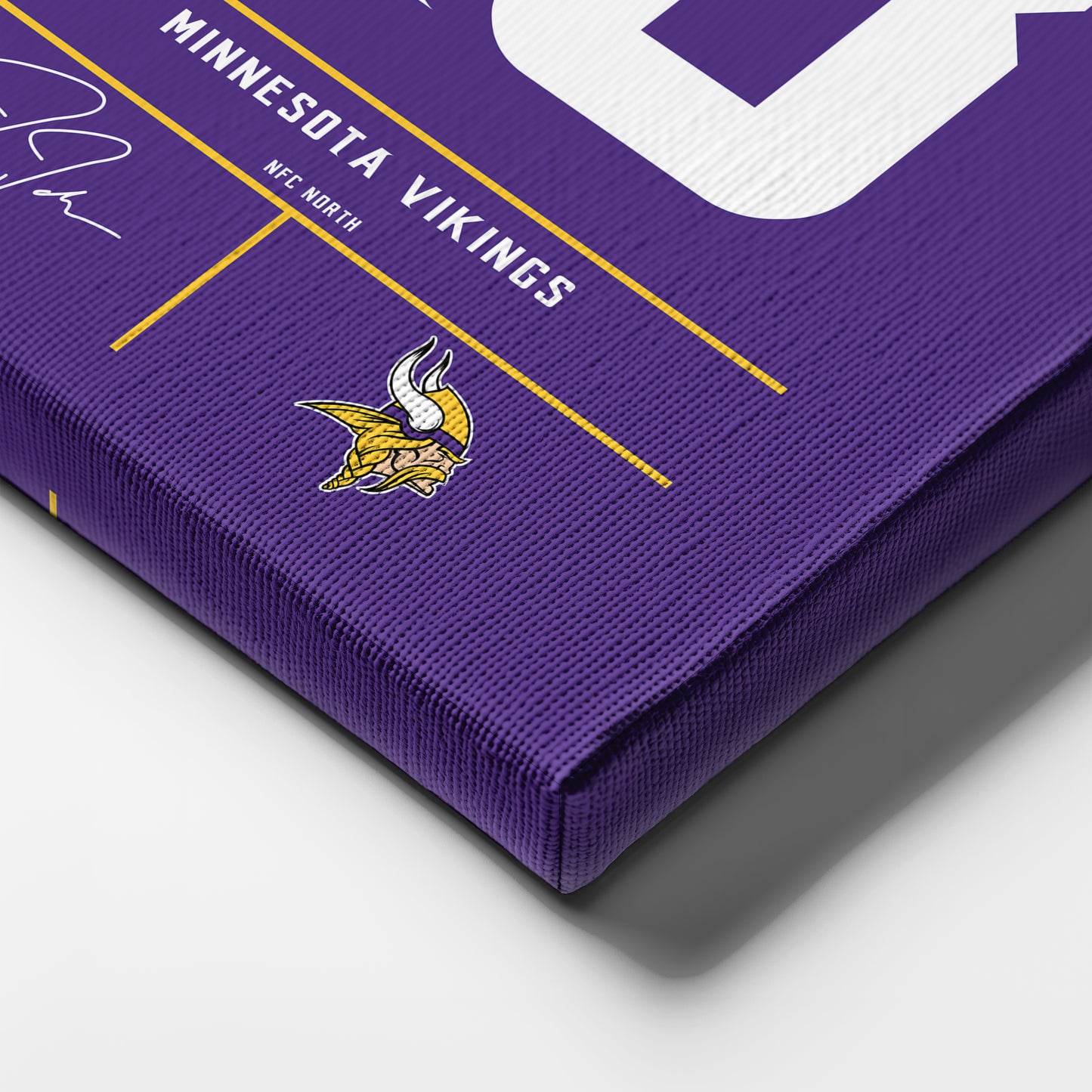 Justin Jefferson Vikings Jersey Canvas Print | Wall Art Decor