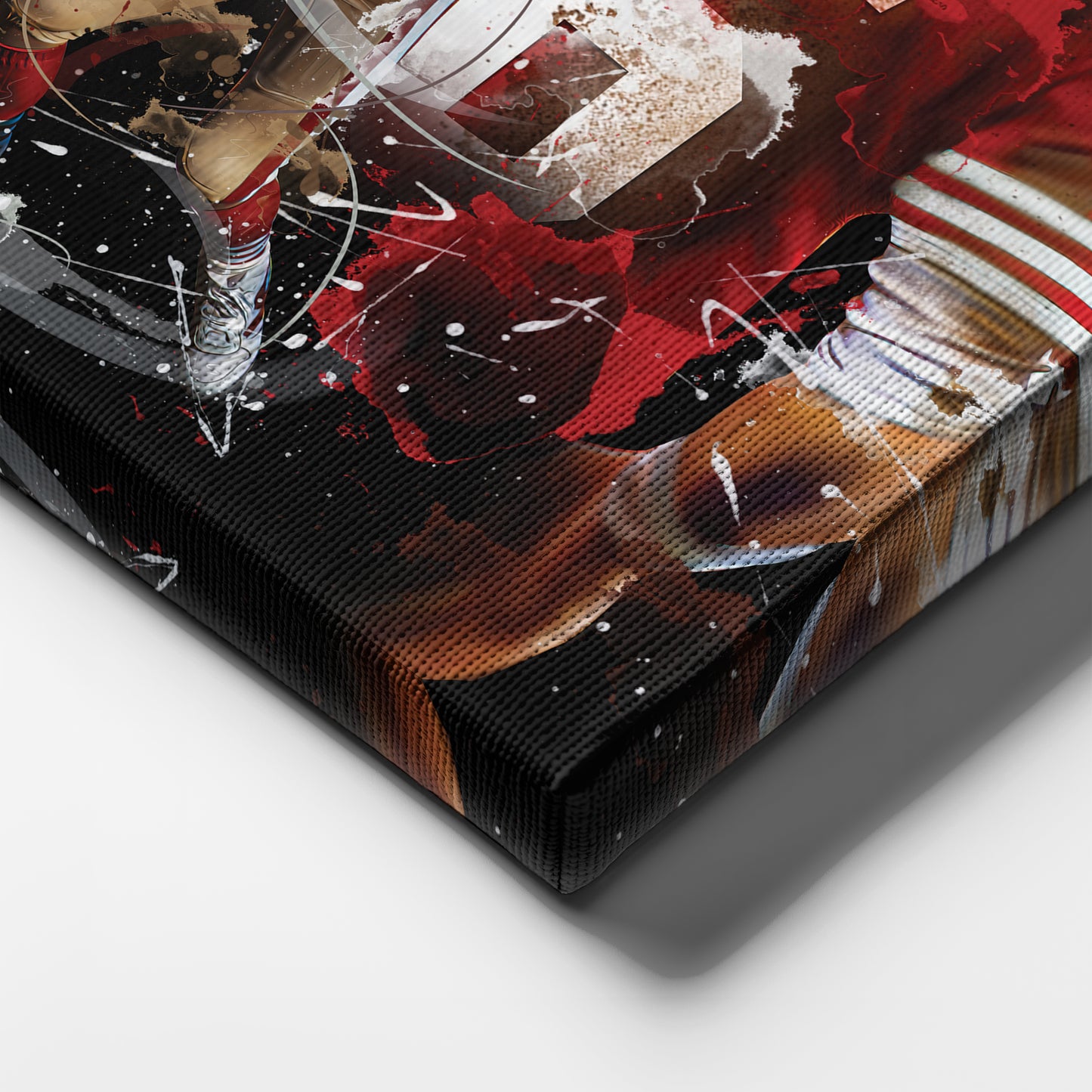 Joe Montana 49ers Canvas Print | San Francisco Football Wall Art