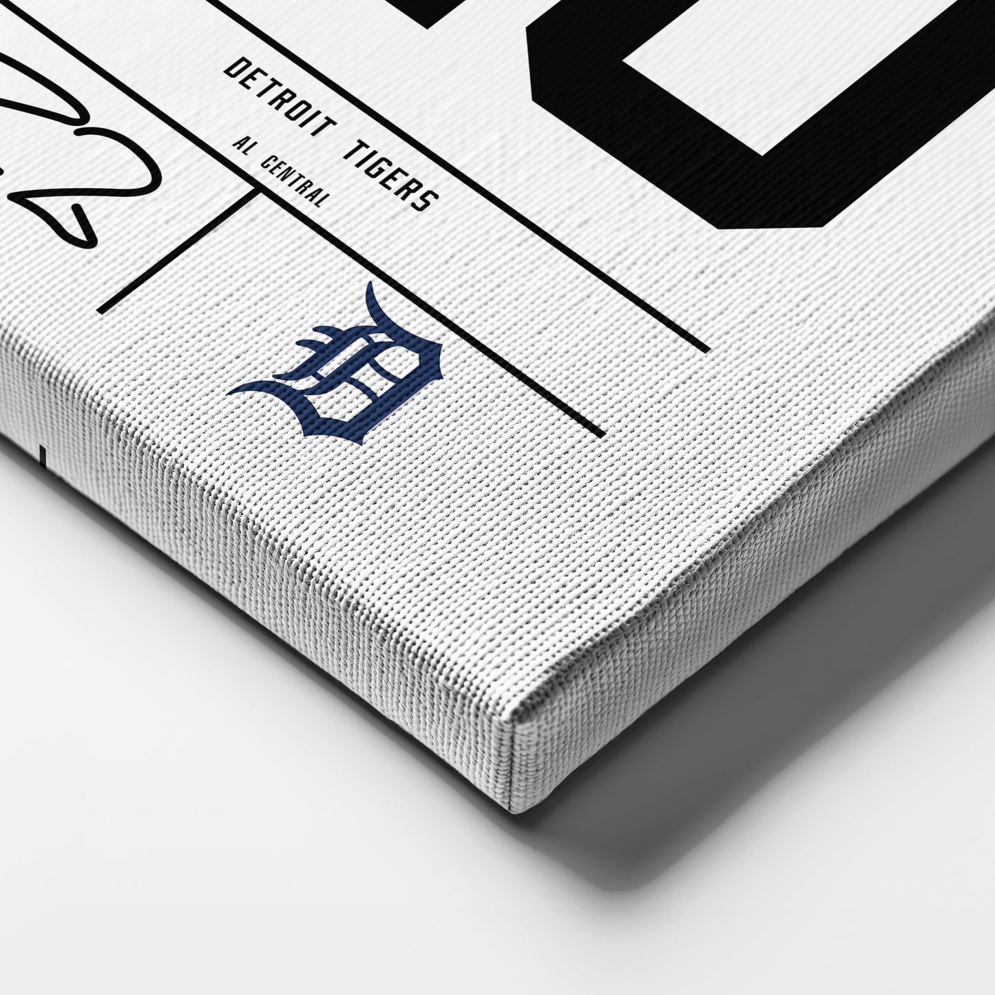 Spencer Torkelson Tigers Jersey Canvas Print | Wall Art Decor