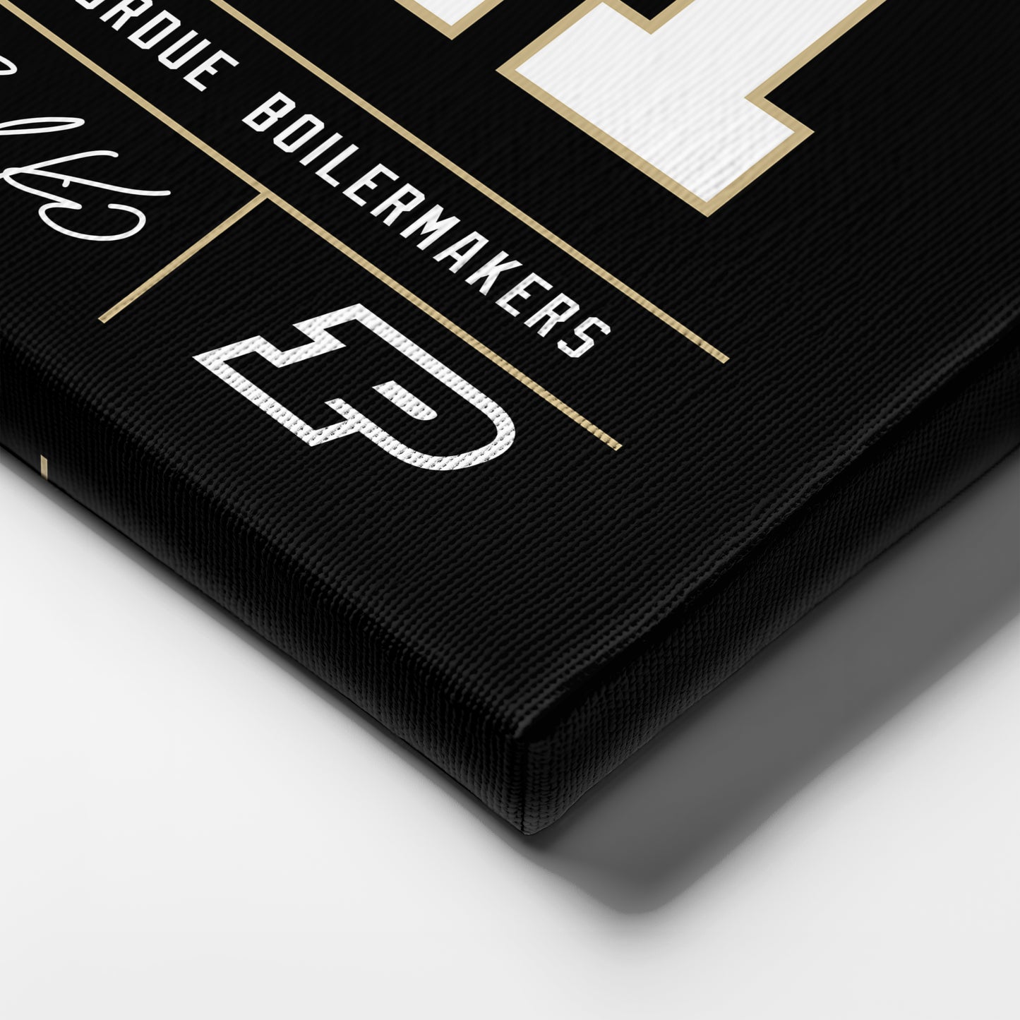 Brandon Kirsch Purdue Boilermakers Jersey Canvas Wall Art
