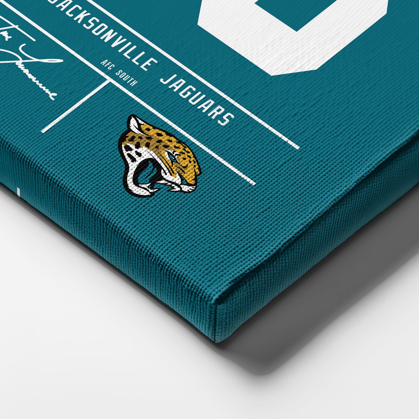 Trevor Lawrence Jaguars Jersey Canvas Print | Wall Art Decor