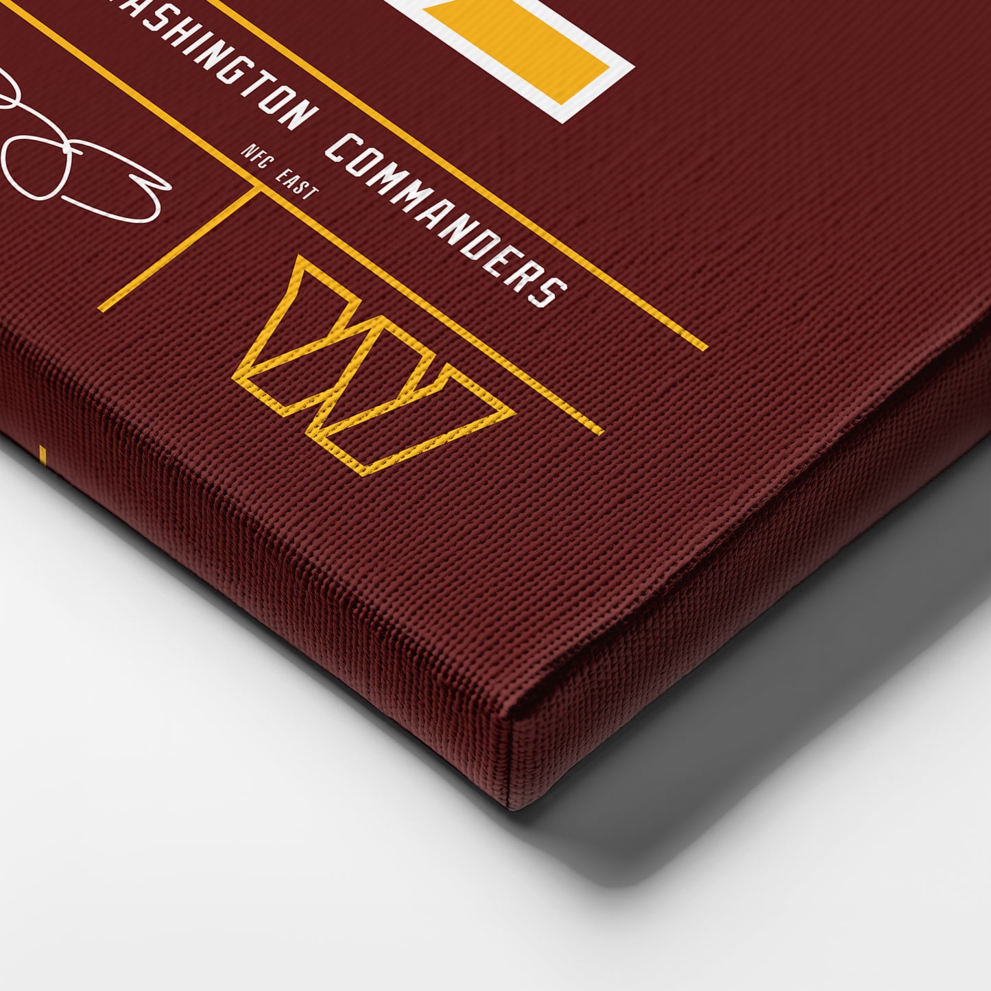 Dyami Brown Commanders Jersey Canvas Print | Wall Art Decor